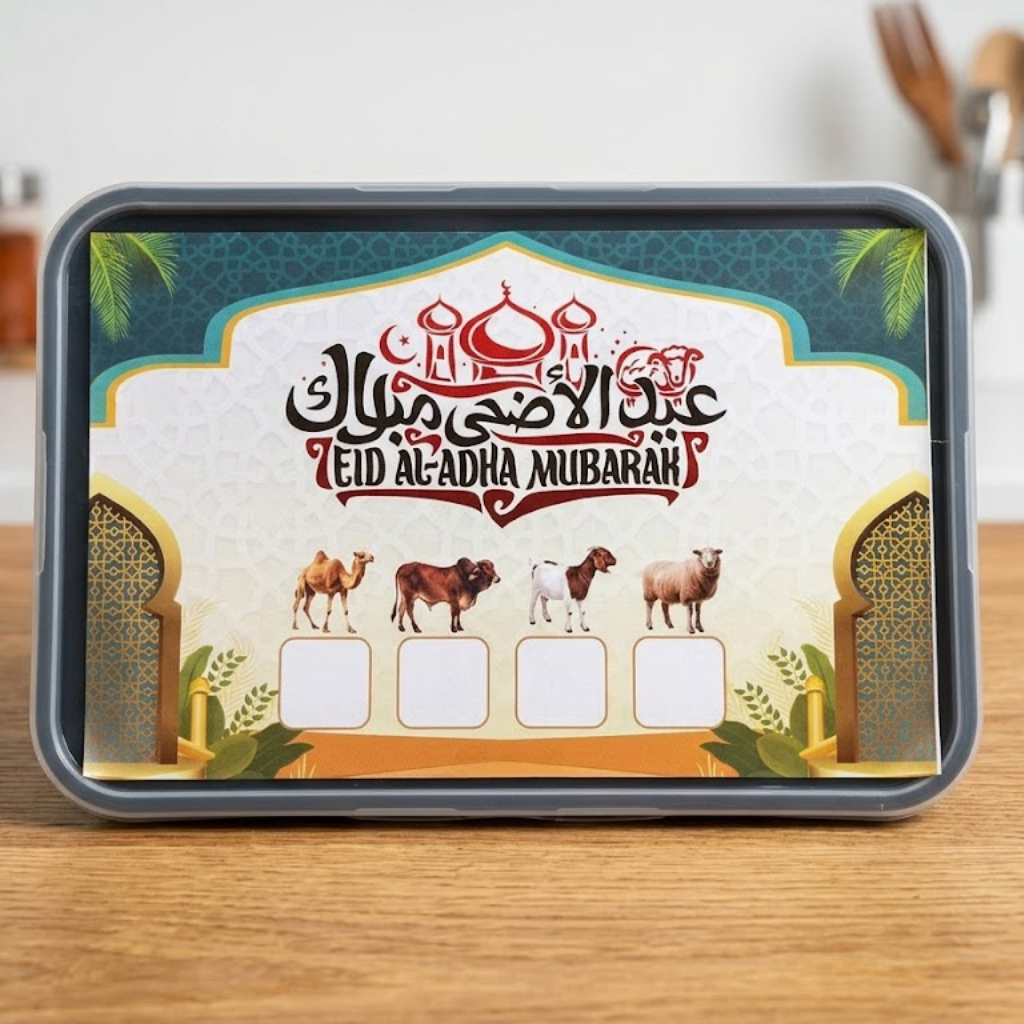 Half KG Black Qurbani Boxes (10 Boxes)