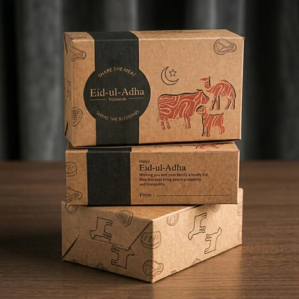1KG Premium Meat Boxes - Blood & Water Resistant (10 Boxes)