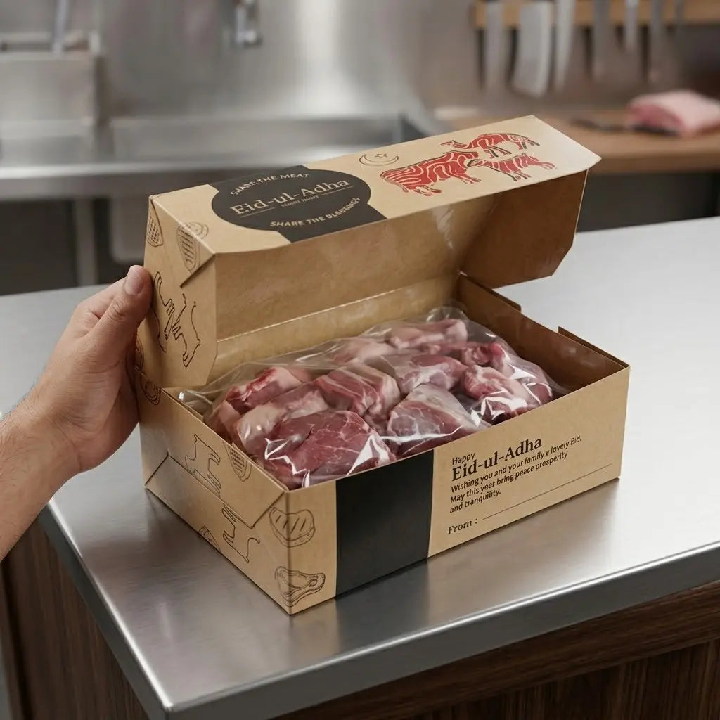 1KG Premium Meat Boxes - Blood & Water Resistant (10 Boxes)
