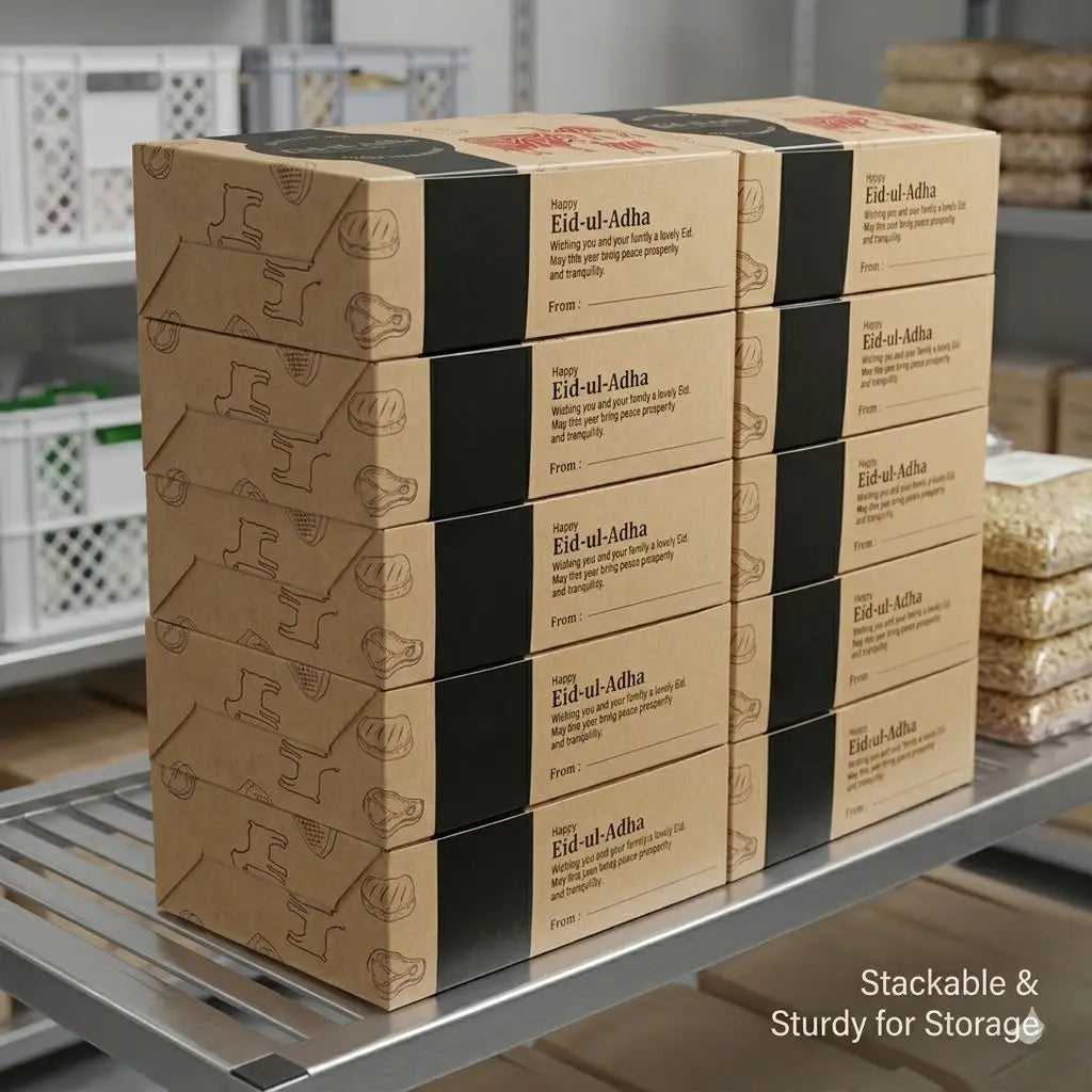 1KG Premium Meat Boxes - Blood & Water Resistant (10 Boxes)