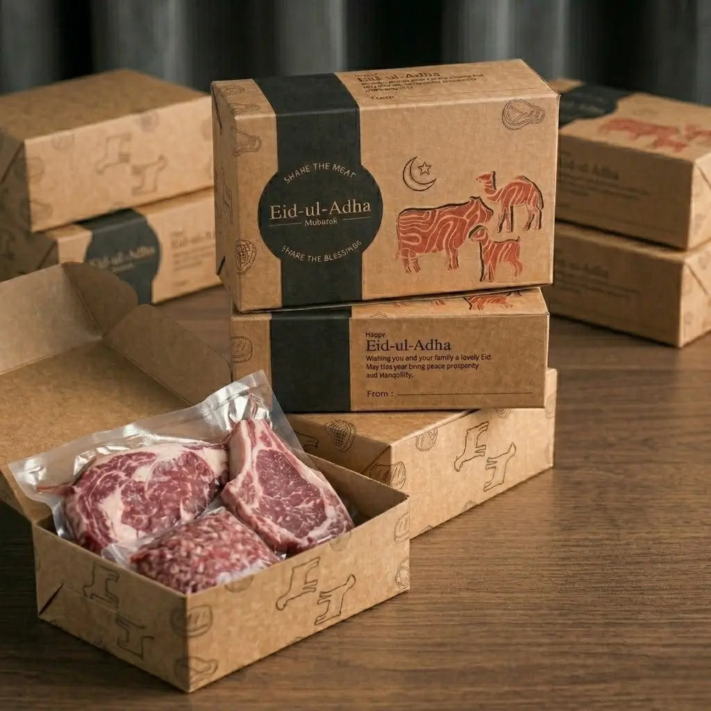 1KG Premium Meat Boxes - Blood & Water Resistant (10 Boxes)